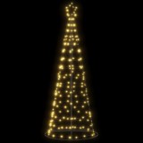 vidaXL Pom de Crăciun LED 200 LED-uri Alb Cald 182 cm