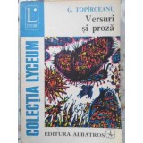 VERSURI SI PROZA-GEORGE TOPARCEANU-258890