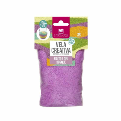 Rezerva lumanare creativa Cristalinas Violet &amp;ndash; fructe de padure 175 gr foto