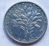951. Moneda Vatican 50 lire 1976 (Olive), Europa