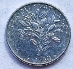 951. Moneda Vatican 50 lire 1976 (Olive)