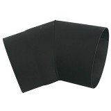 Cot burlan fum 45&deg; &Oslash;160 mm din otel 1,5 mm pentru soba si semineu