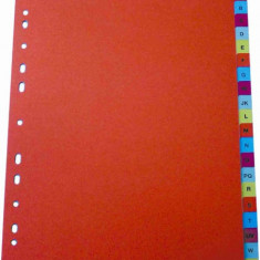 Index Plastic Color, Numeric 1-12, Extra Wide, A4+, 125 Microni, Optima