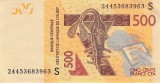 Bancnota Statele Africii de Vest 500 Franci 2024 - P919S UNC ( Guineea Bissau )