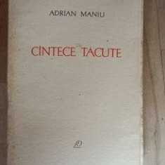 Cantece tacute- Adrian Maniu