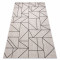 Covor sisal Floorlux 20605 argint si negru, bej Triunghiuri, Geometric, 200x290 cm