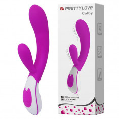 Vibrator anatomic curbat pentru punctul G 12 moduri foto