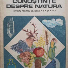 CUNOSTINTE DESPRE NATURA. MANUAL PENTRU CLASELE A III-A SI A IV-A-ION SERDEAN, FLORIAN DITULEASA, ELISABETA BURT