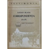 Corespondenta (A-F) - 1989 - Lucian Blaga (V108)