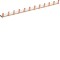 Bareta de alimentare 1P busbar pin 12M 63A Hager KB163A