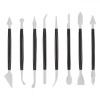 Set Instrumente Modelaj, 8 Bucăți, Negru-Alb, Oem