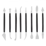 Set Instrumente Modelaj, 8 Bucăți, Negru-Alb, Oem