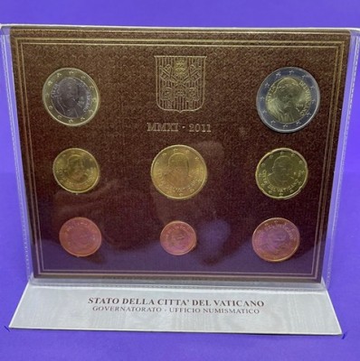 VATICAN 2011 - SET EURO MONETARIE- BENEDICT XVI - FOLDER / BU foto