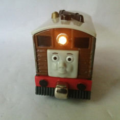 bnk jc Thomas and friends - Locomotiva Toby - Mattel 2009 - cu sunete si lumina