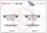BREMBO P 06 043X XTRA LINE set placute frana,frana disc