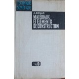MATERIAUX ET ELEMENTS DE CONSTRUCTION-A. KOMAR-221321