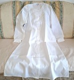 Camasa de noapte dama Vintage din bumbac cu broderie- Miss Helen