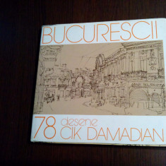 BUCURESTI 78 DESENE - Cik Damadian - Sport Turism, 1978, 20 p.+ 78 desene