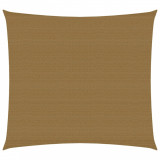 VidaXL P&acirc;nză parasolar, gri taupe, 3,6 x 3,6 m, HDPE, 160 g/m&sup2;