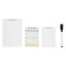 Set Notițe Magnetice, Arts &amp; Crafts, 4 buc, Cu Marker, Multicolor