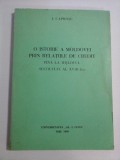 O ISTORIE A MOLDOVEI PRIN RELATIILE DE CREDIT PANA LA MIJLOCUL SECOLULUI AL XVIII-lea - I. CAPROSU (dedicatie si autograf pr