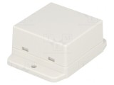 Carcasă Universală cu Lame de Fixare 50,4mm x 50mm x 27mm