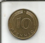 No(3) moneda-GERMANIA 10 PFENING / 1995. F, Europa