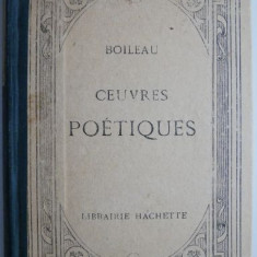 Oeuvres poetiques – Boileau
