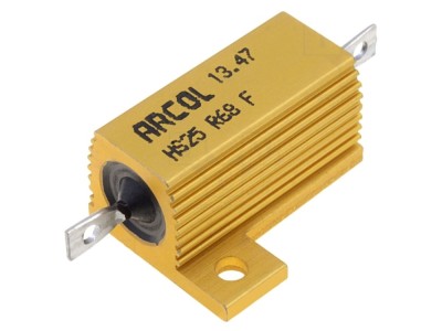 Rezistor bobinat 0,68&amp;Omega; 25W foto