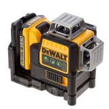 Nivela laser DCE089D1G autonivelanta in cruce cu fascicul verde, 10.8V
