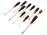 Kit șurubelnițe BahcoFit Pătrat Phillips Pozidriv Plată