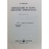 Introducere in teoria cercetarii operationale - 1973 - I. B. Ghermeier ($Y25)