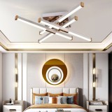 Lustra LED dimabila cu telecomanda 54W, 4 elemente, alb, LT178/4WH