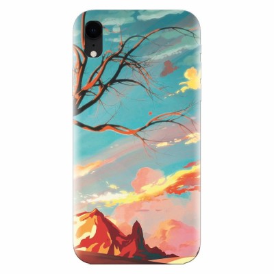 Husa silicon pentru Apple Iphone XR, Artistic Landscape foto