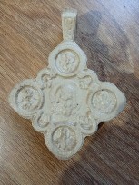 Crucifix Ortodox Lemn masiv 5x5cm