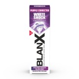 Pastă de dinți BlanX White Shock Purple Corrector, corectare optică a nuanței, 75 ml