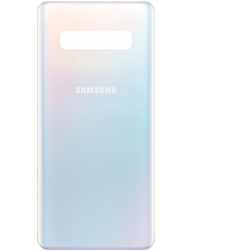 Capac Original Samsung Galaxy S10 Plus G975 Prism White cu Geam Camera (SH)  | Okazii.ro