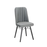 Cumpara ieftin Leziter Scaun de masa Lorna gri Mobalis Homvera