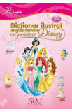 Dictionar ilustrat englez-roman cu printese Disney