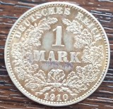 (A226) MONEDA DIN ARGINT GERMANIA - 1 MARK 1910, LIT. E, STARE FOARTE BUNA,LUCIU, Europa