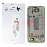 LCD+Touchscreen cu Rama Samsung Galaxy A34 5G / A346 GREEN Original Service Pack