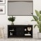Gossi comoda tv, negru, 103x36,5x52 cm, lemn masiv de pin