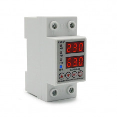 Releu siguranta digitala protectie tensiune ajustabil, 63A, 230V