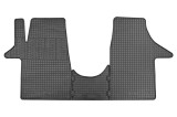 Set covorase auto din cauciuc VW T5 2003-2015 Caravelle , T6 Caravelle 2015-, T6 Double Cab 2015- ( randul 1 ), Negre