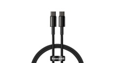 Cablu Baseus CATWJ-01 USB-C - USB-C PD QC 100W 5A 1m - negru