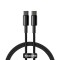 Cablu Baseus CATWJ-01 USB-C - USB-C PD QC 100W 5A 1m - negru