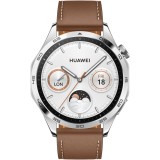 Smartwatch Huawei Watch GT 4, 46mm, Brown Leather Strap