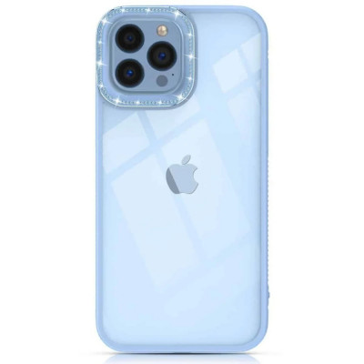 Husa Cover Kingxbar Sparkle Series pentru iPhone 13 Pro Blue foto
