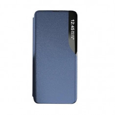 Husa Flip Compatibila cu Samsung Galaxy S20 - ApcGsm View Piele Eco Albastru foto