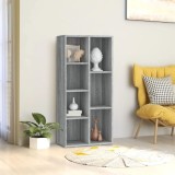 Cumpara ieftin Bibliotecă, gri sonoma, 50x25x106 cm